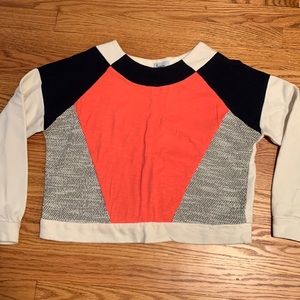 Wilder Shores Colorblock Sweater size XS